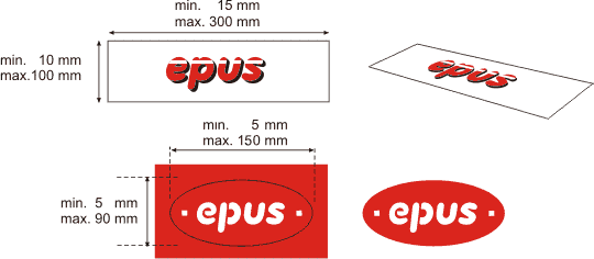 iron-on label (with thermo-adhesive back)